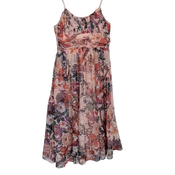 ANTHROPOLOGIE MAEVE MACKENZIE FLORAL FIT AND FLARE LACE DRESS SIZE 2 - Picture 6 of 16